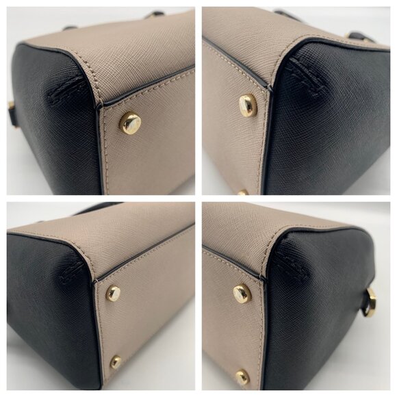 Kate Spade Beige & Black Colorblock Cameron Street Maise Satchel w/ Wallet - Picture 6 of 11